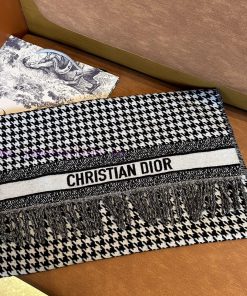 Dior (houndstooth black) high-quality ️ Dior printed long scarf ️ scarf and shawl dual-use, 8aai03ks