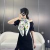 Sincere praise for the G family GG gorgeous flower jacquard 90 silk square scarf, which showzbtabv0o