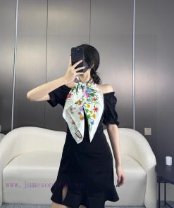 Sincere praise for the G family GG gorgeous flower jacquard 90 silk square scarf, which showzbtabv0o