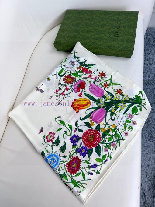 Sincere praise for the G family GG gorgeous flower jacquard 90 silk square scarf, which showzbtabv0o - Image 4