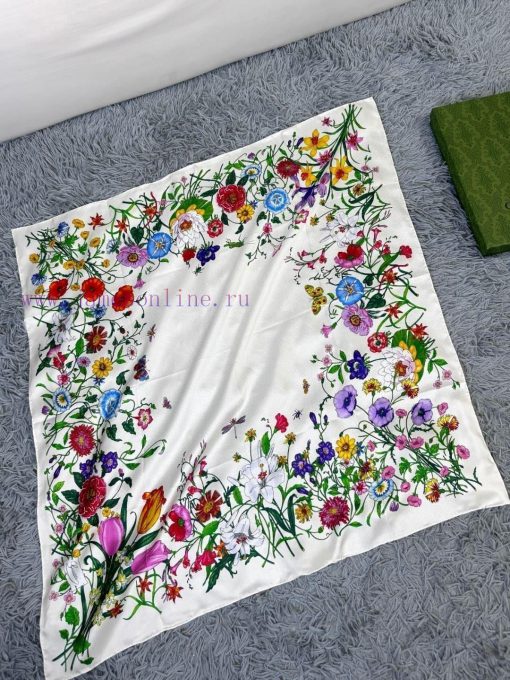 Sincere praise for the G family GG gorgeous flower jacquard 90 silk square scarf, which showzbtabv0o - Image 5