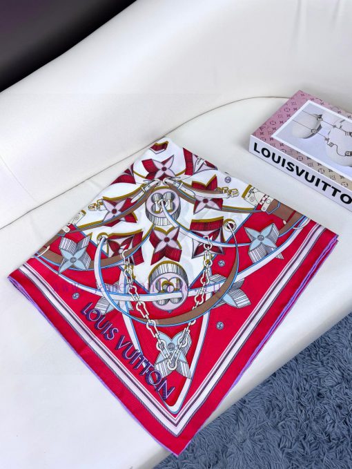 Sincerely praise the new L three-dimensional relief pattern 90 silk printed square scarf fro3u1kgaky - Image 4