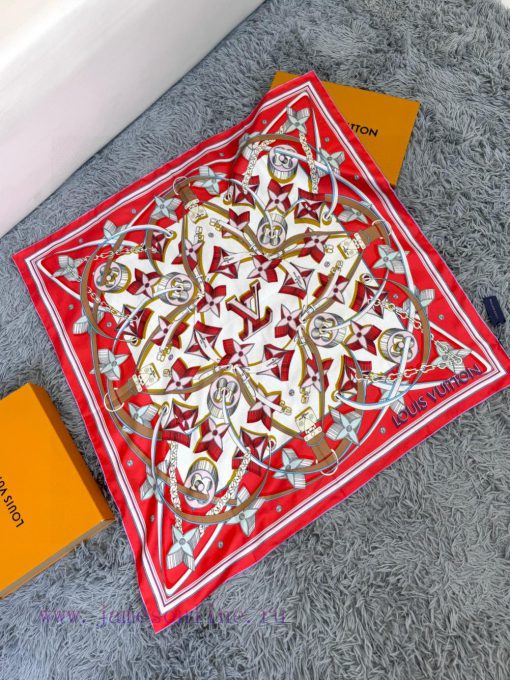 Sincerely praise the new L three-dimensional relief pattern 90 silk printed square scarf fro3u1kgaky - Image 5