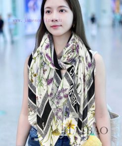 New Dior Cashmere Scarf D Plant Specimen Scarf Recommended by VIP, Be Sure to Hurry Up! Highlal9ynvs