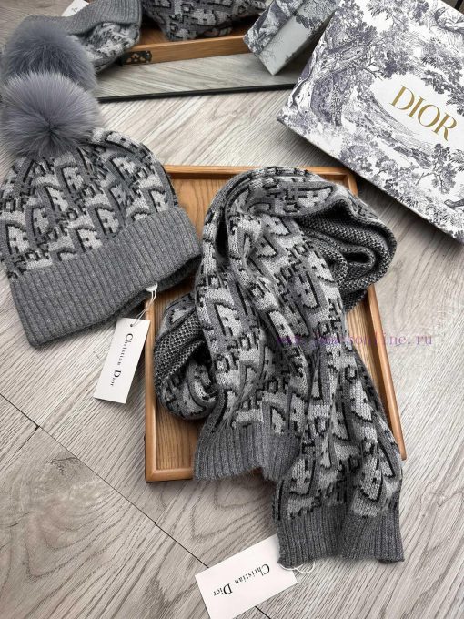 D Home Wool Set Hat - With Fox Hair Ball Classic Set Hat Scarf Material 70% Wool 30% Rabbit 54j30qjc - Image 10