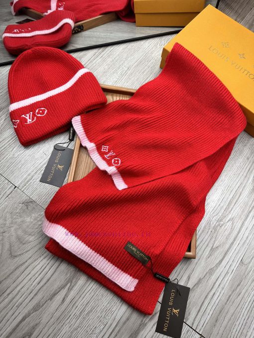 L Family Two Piece Set - Wool Set Hat Classic Set Hat Scarf 70% Wool+30% Rabbit Hair Warm an6485a7q1 - Image 5
