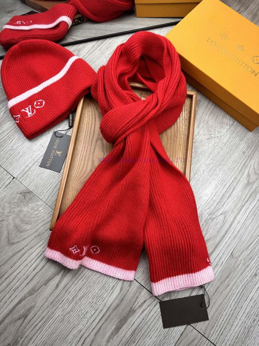 L Family Two Piece Set - Wool Set Hat Classic Set Hat Scarf 70% Wool+30% Rabbit Hair Warm an6485a7q1 - Image 8