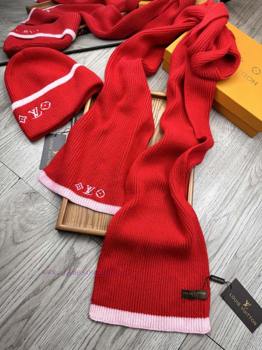 L Family Two Piece Set - Wool Set Hat Classic Set Hat Scarf 70% Wool+30% Rabbit Hair Warm an6485a7q1 - Image 9