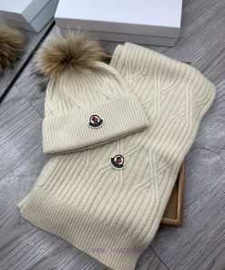 Mengkou Wool Set Hat - Paired with Luo Zi Mao Ball Classic Set Hat Scarf Material 70% Wool 3jnnp4ody