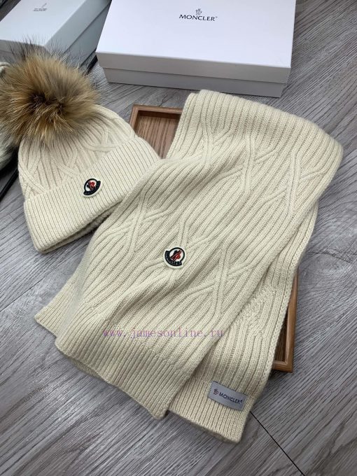 Mengkou Wool Set Hat - Paired with Luo Zi Mao Ball Classic Set Hat Scarf Material 70% Wool 3jnnp4ody - Image 3
