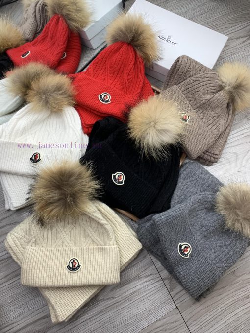 Mengkou Wool Set Hat - Paired with Luo Zi Mao Ball Classic Set Hat Scarf Material 70% Wool 3jnnp4ody - Image 10