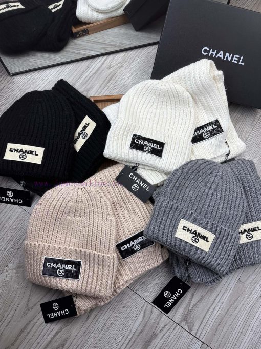 C Home Wool Set Hat Classic Set Hat Scarf Material 70% Wool 30% Rabbit Hair Warm and Super Cfdgvp4hs - Image 3