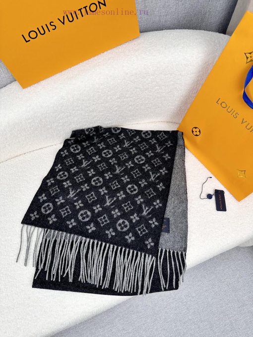 L Men's Business Cashmere Scarf: Highly praised and kept, a rare high-end men's family benef49tfwndr - Image 5