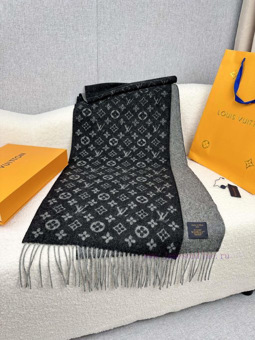 L Men's Business Cashmere Scarf: Highly praised and kept, a rare high-end men's family benef49tfwndr - Image 6
