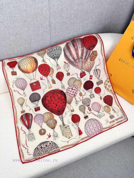 The Story of L Family Rose: Liu Yifei's Same Style LV Hot Air Balloon Square Towel is Reallyjhln45zj - Image 7