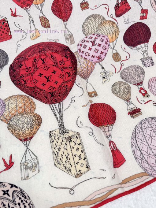 The Story of L Family Rose: Liu Yifei's Same Style LV Hot Air Balloon Square Towel is Reallyjhln45zj - Image 8