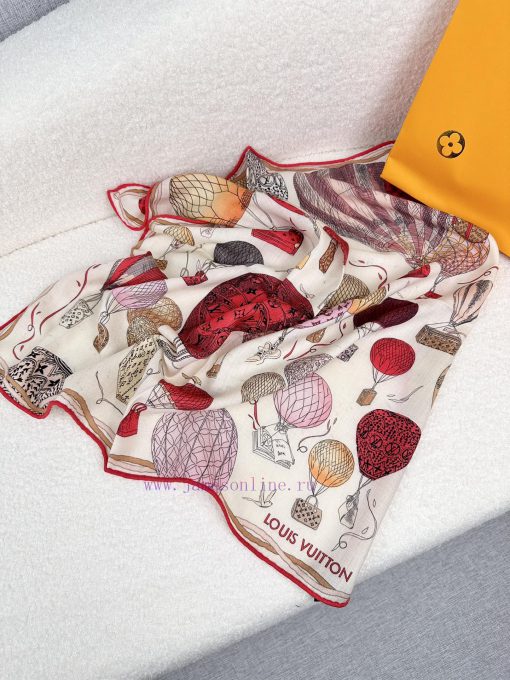 The Story of L Family Rose: Liu Yifei's Same Style LV Hot Air Balloon Square Towel is Reallyjhln45zj - Image 11