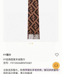F Home FF Old Flower Cashmere Shawl Long Scarf is so fashionable and beautiful, this Fei muswwhdsimy