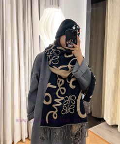 Loewe, Loewe Graffiti Double sided Scarf, Unisex Loewe Super Beautiful New Scarf Highly Recoqqba16f3