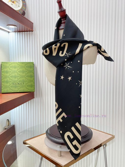 Be sure to start quickly with G's new Constellation print 90. This canvas twill silk scarf i3jezg2bi - Image 9
