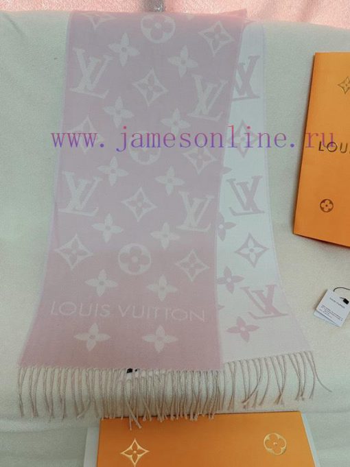 𝑳𝑽 Simple letter combination2022 new woolSimply L's scarf magnifies the classic Monogram pat95rbltq8 - Image 3