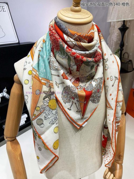 The new cashmere model is said to look good and recommended by Herm è s. The double-sided ani53v6s82 - Image 8