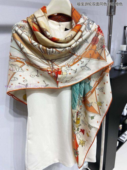 The new cashmere model is said to look good and recommended by Herm è s. The double-sided ani53v6s82 - Image 13