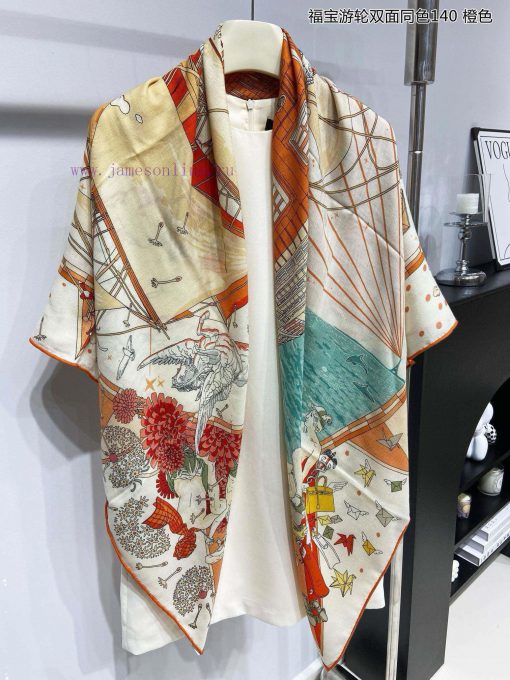 The new cashmere model is said to look good and recommended by Herm è s. The double-sided ani53v6s82 - Image 14