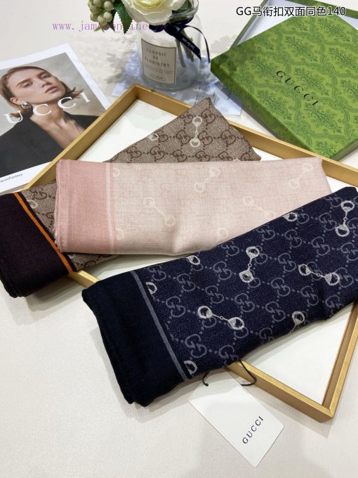 The new cashmere product is recommended to be good-looking, GG double-sided same color cashmktt372a6 - Image 3