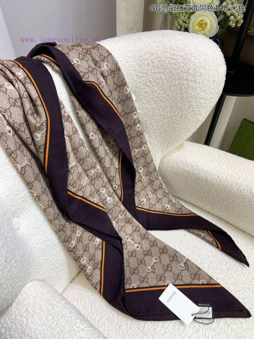 The new cashmere product is recommended to be good-looking, GG double-sided same color cashmktt372a6 - Image 9