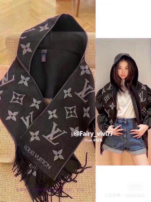FALL FOR YOU hooded scarfThe Fall For You hooded scarf is made of a rich plush blend, featur3tw2coeq - Image 2