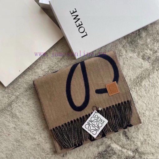 Loewe 2022, Loewe Graffiti Double sided Scarf, Unisex Loewe Super Beautiful New Scarf, Highl12ym3nlg - Image 6