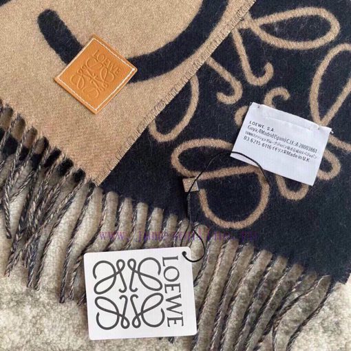 Loewe 2022, Loewe Graffiti Double sided Scarf, Unisex Loewe Super Beautiful New Scarf, Highl12ym3nlg - Image 9