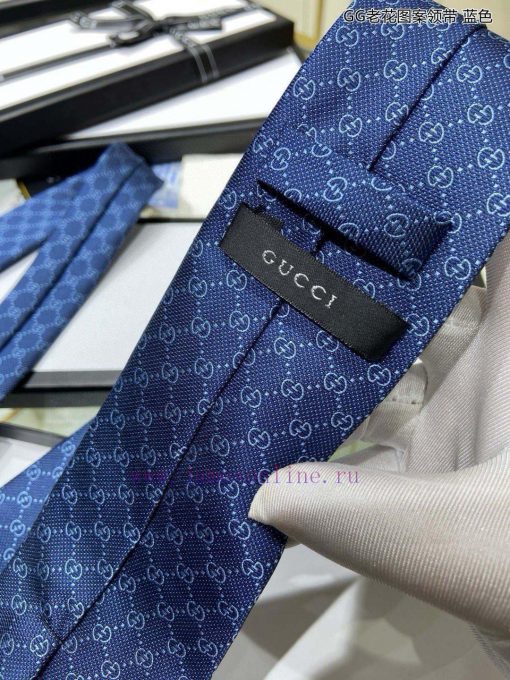 G Men's Tie Series GG Old Flower Pattern Tie, rare and featuring the classic small G logo ja3dt32xht - Image 9
