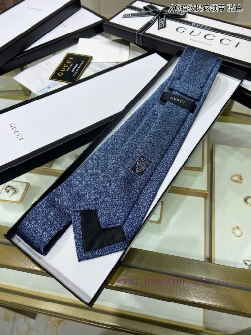 G Home's new GG dark pattern jacquard tie for men, rare and featuring the classic small G lo8uvkg406 - Image 6