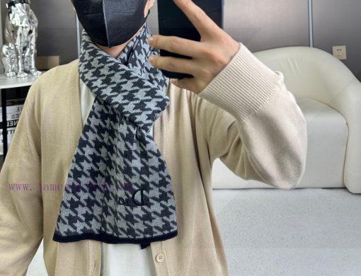 Newly released 2023 Dior men's and women's knitted cashmere scarves, featuring a thousand biyjr1a0r6