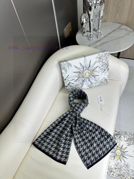 Newly released 2023 Dior men's and women's knitted cashmere scarves, featuring a thousand biyjr1a0r6 - Image 6