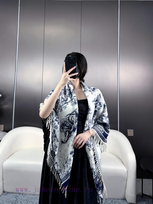 ️ (Animal Square Scarf) Authentic Product ️ CD Animal Printed Generous Scarf ️ Scarf, Shawl,6vbb0oc8 - Image 3