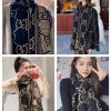 High quality Gucci checkered large G wool scarf | Another autumn and winter Rocket piece Cla2o72v416