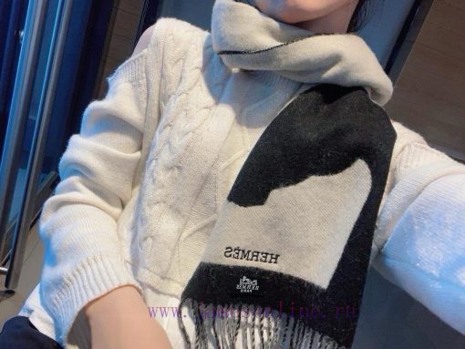 Herm è s 2023 hot item to H compact cashmere scarf made of 100% cashmereJunma incorporates t52dwzki7