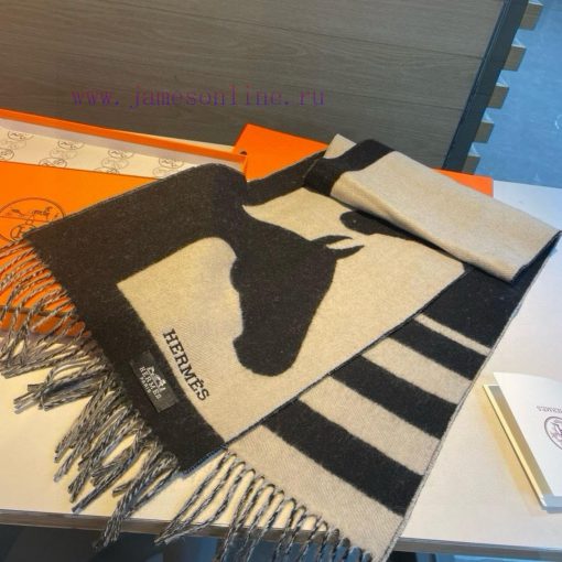 Herm è s 2023 hot item to H compact cashmere scarf made of 100% cashmereJunma incorporates t52dwzki7 - Image 5