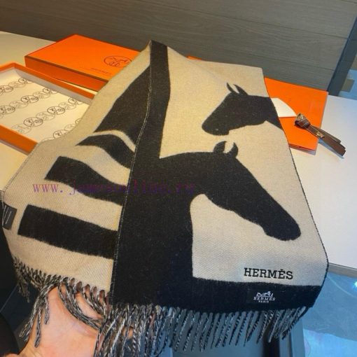 Herm è s 2023 hot item to H compact cashmere scarf made of 100% cashmereJunma incorporates t52dwzki7 - Image 7