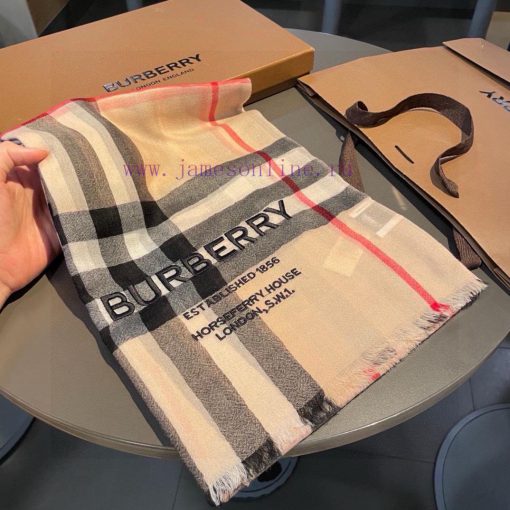 Burberry Cashmere Long Scarf ️ Recommended for Hall of Fame Royal Use ️ The latest classic b7sbvbesd - Image 3