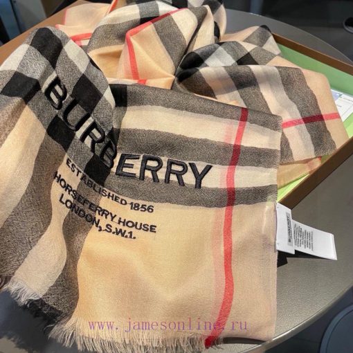 Burberry Cashmere Long Scarf ️ Recommended for Hall of Fame Royal Use ️ The latest classic b7sbvbesd - Image 6