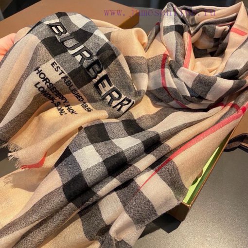 Burberry Cashmere Long Scarf ️ Recommended for Hall of Fame Royal Use ️ The latest classic b7sbvbesd - Image 9