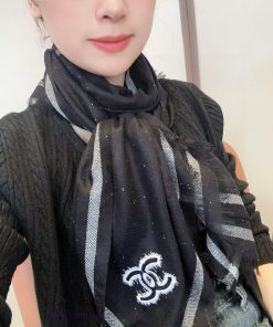 Thin cashmere embroidery exquisite Chanel style original single element embroidery logo, thefws4mryf