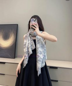 Revised Price: Dior's New Iru Animal Jungle Silk Cashmere Scarf, Long Shawl, Pure Luxury andbhmrbmz1