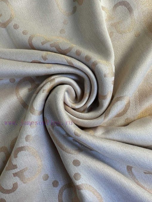 G Home GG Gold Thread Jacquard Shawl 140 Square Scarf, dazzling to the extreme, a must-have 8161qne7 - Image 9