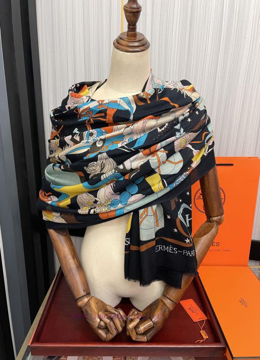 New H Home 2024 Sincere Praise Ring Velvet Long Scarf Real Sincere Beauty Shawl Paired with 18s7b96c - Image 10