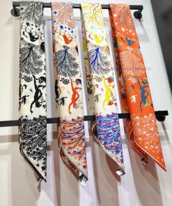 RHMS2457 Double sided Same Color Original Hermes 140cm Velvet Square Scarf The Magic of Orphupn3u6d1